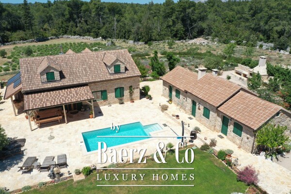 photo 3 Hvar, Stari Grad, Mediterranean stone villa on a big plot of 8500 m2