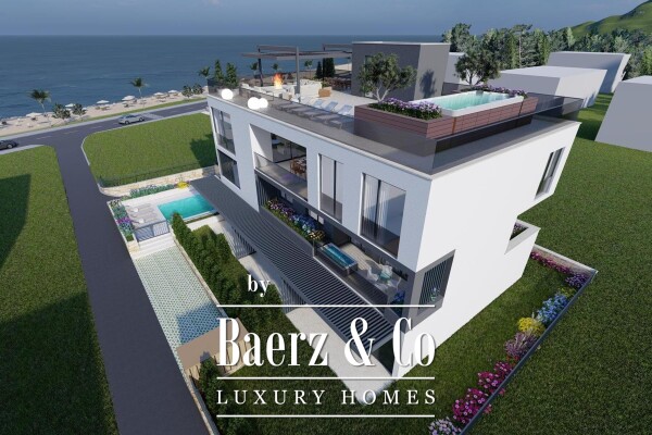 photo 4 Zadar, Sukošan, beautiful penthouse with roof terrace, first row by the sea, NKP 249.10 m2