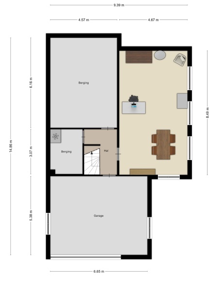 Floor Plan 2 - Noordzijde Zoom 73 a