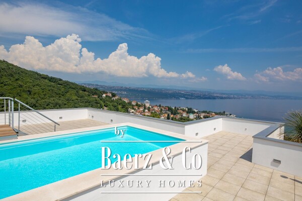 photo 9 Opatija, an attractive penthouse with a pool of 367 m2 NEW BUILDING