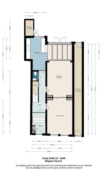 Floor Plan 1 - Oude Delft 32