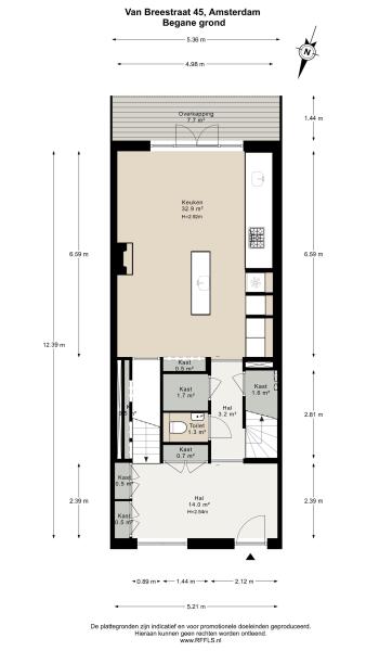 Floor Plan 1 - Van Breestraat 45