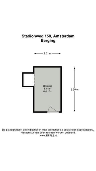 Floor Plan 2 - Stadionweg 158