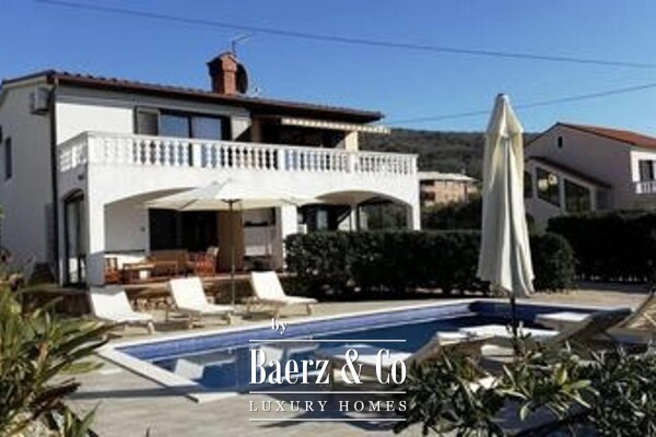 photo 1 Krk, Punat, detached house with two apartments 100 m² each, swimming pool, garage, sauna