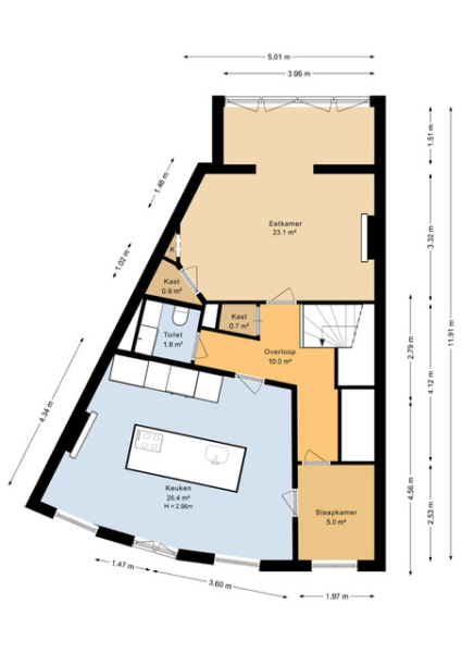 Floor Plan 7 - Alexander Boersstraat 37 H