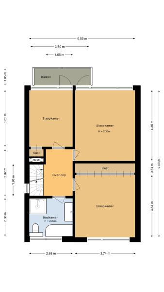 Floor Plan 3 - Rozenobel 25