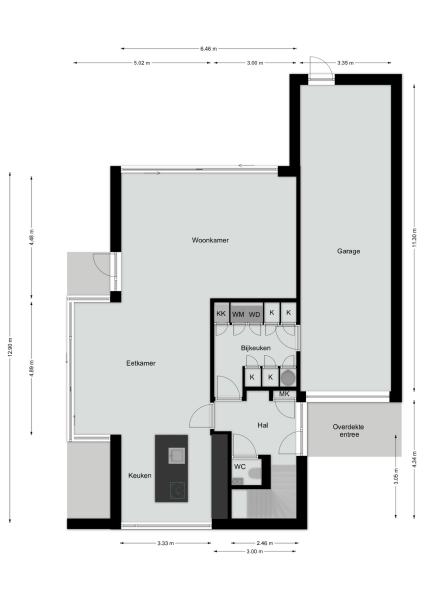 Floor Plan 1 - Het Ham 16