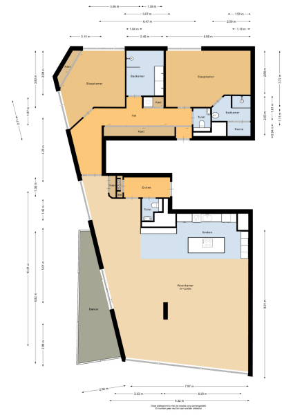 Floor Plan 1 - Wijnbrugstraat 357