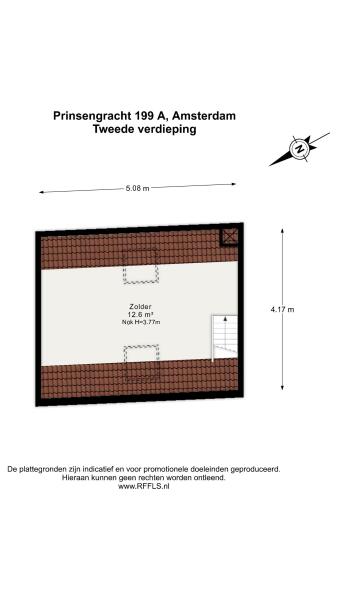 Floor Plan 5 - Prinsengracht 199 A