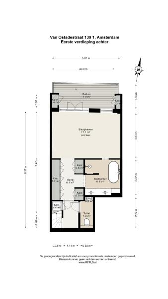 Floor Plan 3 - Van Ostadestraat 139 1