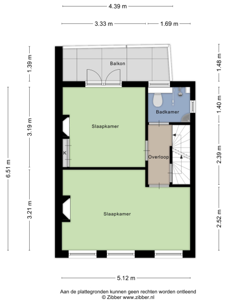 Floor Plan 3 - Witte Singel 46