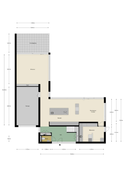 Floor Plan 1 - Molenhoefstraat 7 a