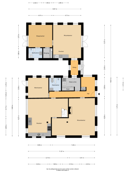 Floor Plan 1 - Haarbroeksteeg 6